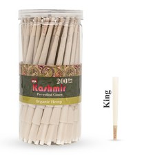 Kashmir Prerolled Cones Organic HMP King Size 200Ct Rolling Papers W Filtertips picture