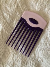 Vintage Goody Lift Comb Hair Pick Purple & Lavender picture