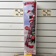 Animated Climbing Santa with LED Lights & Christmas Carols – 40