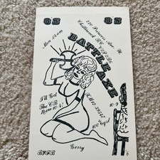 Vintage CB Ham Radio QSL Postcard Lot #7 mixed hand drawn, silly,15  Cards RARE picture