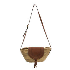 Chloe / Marcie Small Basket Bag Natural Brown Women'S picture