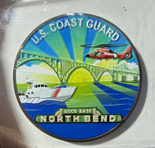 USCG Base North Bend United States Coast Guard Coin/Medal Militaria picture