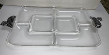 Arthur Court Lucite Tiger Serving Tray Divided  picture