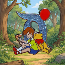 Disney Winnie the Pooh Storylane Co Disneyland D pin picture