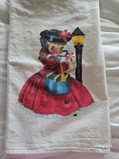 Vintage Southern Belle Flour Sack Tea Towel picture