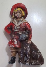 1910s CAST IRON BUSTER BROWN & TIGE STILL BANK By A C WILLIAMS  COMICS CHARACTER picture