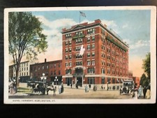 Vintage Postcard 1917 Hotel Vermont Burlington Vermont picture