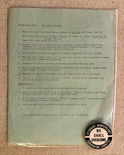The March on Boston Information Sheet w/ Student Nonviolent Button Militaria picture