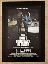 Oasis Don't Look Back in Anger Flyer Poster Style Framed picture