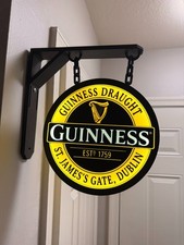 Guinness LED Sign Irish Draught Beer Man Cave Bar Pub Wall Decor picture