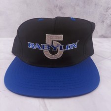 Vintage 1998 Babylon 5 Crew Snapback Promotional Hat 90s Sci Fi picture