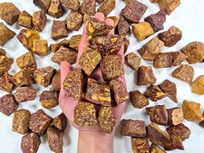 Calligraphy Stone AKA Sea Fossil Jasper Raw Rough Tumbling Crystals Bulk Lot picture