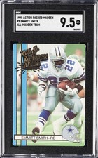 1990 ACTION PACKED: MADDEN ALL-MADDEN TEAM #9 EMMITT SMITH SGC 9.5 picture