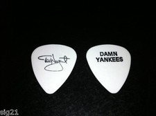 Ted Nugent Vintage Damn Yankees Stage Tour Issued White Guitar Pick picture