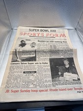 vintage copy of the Sports Form newspaper from January 30, 1988 picture