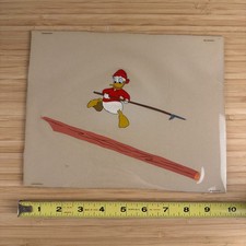 UP A TREE (1955) Original Disneyland Art Corner Animation Production Cel RARE picture