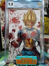 Toriyama Tribute CGC 9.8 Kirkham Battle Damage Vegeta Foil SDCC 2025 LTD 30 picture