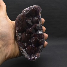 Deep purple Amethyst with hematite inclusions (Nonprecious natural mineral)#4440 picture