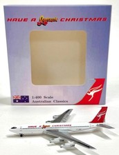 Aeroclassics Qantas Boeing 707-300 Christmas VH-EAB Diecast 1/400 Jet Model New picture