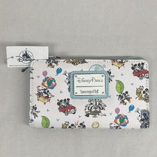 Loungefly Disney Parks Mickey & Minnie Runaway Railway Wallet NWT picture