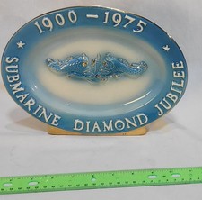 1977 Jim Beam Submarine Diamond Jubilee Decanter WWII Veterans picture