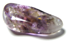 LOVELY LARGE BRANDBERG AMETHYST TUMBLESTONE - 3.9 x 1.8 cms  12.04 gms  #2 picture