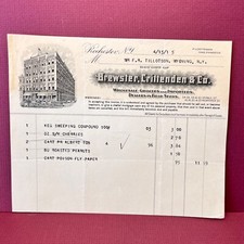 Antique billhead receipt  Brewster Grocers 4/13/15 Rochester NY SL2 picture