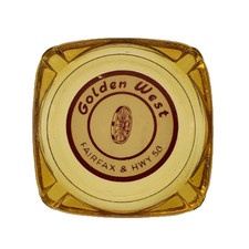 Vintage Marketing Ashtray / Golden West Casino / Bakersfield California CA picture