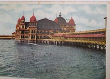 Saltair Bathing Pavilion Great Salt Lake Utah Postcard 1909 Posted picture