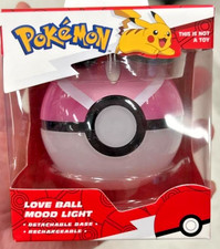 Pokémon Love Ball Mood Light Detachable Base Magnetic Charging Rechargeable picture