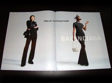 BALENCIAGA 2-Page PRINT AD Summer 2023 Marie-Agnès Diene MUD SHOW Qin Lie picture