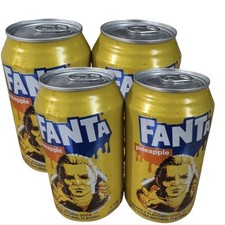 Fanta-2025) Horror Set of 4 Full Cans Michael Myers EXPIRED For Collectors 12oz picture