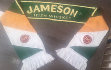 Jameson Whiskey St Patricks Day Embroidered Irish Flag Unisex Knit  Scarf shirt picture