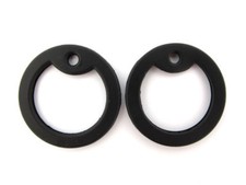 4 Black Silicone Military Army Dog Tag Silencers Rubber Silencer picture