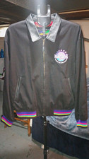 VTG Harrah’s Phoenix Ak-Chin Casino Tony Nowak Collection Black Zip-Up Jacket picture