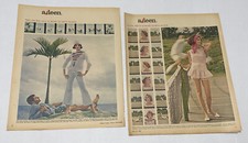 LOT #6F Vintage 1960s Print ADS Aileen Merch Mart Chicago Womens Fashion Prop picture