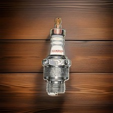 Vintage Spark Plug Porcelain Sign Bosch AC Delco Firestone Gas Oil 12
