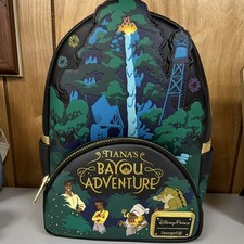 NWT Disney Parks Tiana’s Bayou Adventure Mini Loungefly  Bag picture
