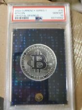 PSA 10 2022 CARDSMITHS CURRENCY BITCOIN #10 Crystal sparkle Rare picture