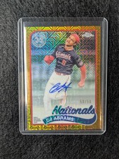 CJ Abrams 2024 Topps Series 2 Gold Auto 50/50 picture