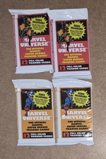 1990 Impel Marvel Universe Wolverine Captain 4 Vintage Unopened Card Packs picture