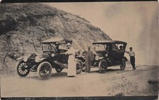 RPPC Ford Model T Pikes Peak Trip Harvey Ohrt Brick Estate Photo Postcard G40 picture