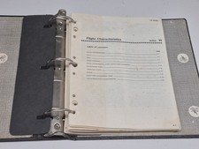 Vintage 1970s Boeing Stratofortress Aviation Book History Diagrams Binder picture