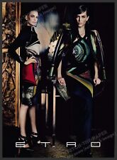 Etro Clothing 2000s Print Advertisement Ad 2013 Colorful Wild Fashion picture