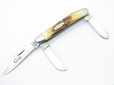 Vintage 1978 Case XX Stockman 5347 Red Letter Stag Handle Folding Pocket Knife picture