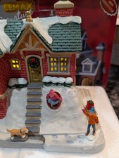 Lemax The Little Brick House 55348 Lighted Building Caddington Village Christmas picture