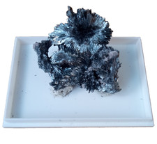 Stibnite mineral crystal, natural specimen sparkling metallic look Romania picture