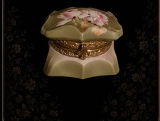 Rare Floral ANTIQUE C. F. MONROE 