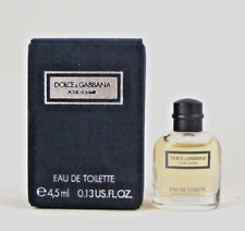 Dolce & Gabbana Men's Eau de toilette 4.5 ml. 0.13 fl.oz. Mini perfume  picture