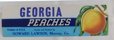 25 Vintage Georgia Peaches Crate Labels .Morven, Georgia picture